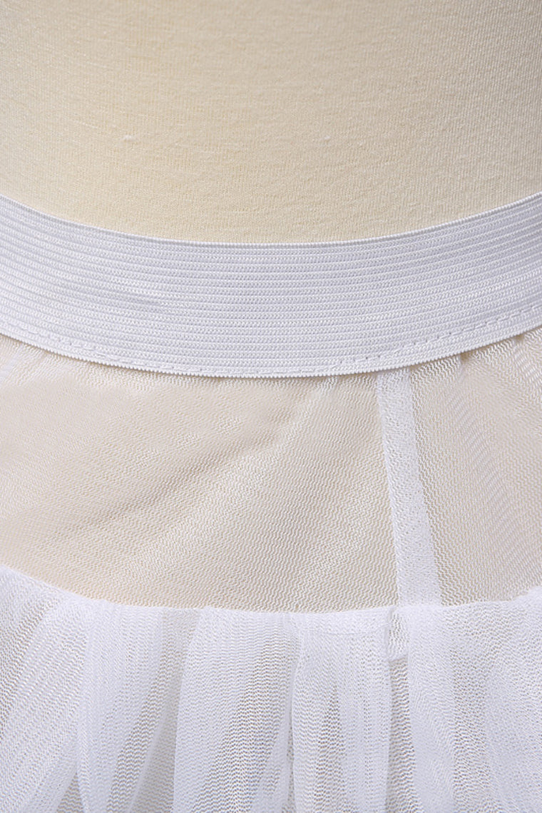 Children Polyester Short Length 2 Tiers Petticoats #4