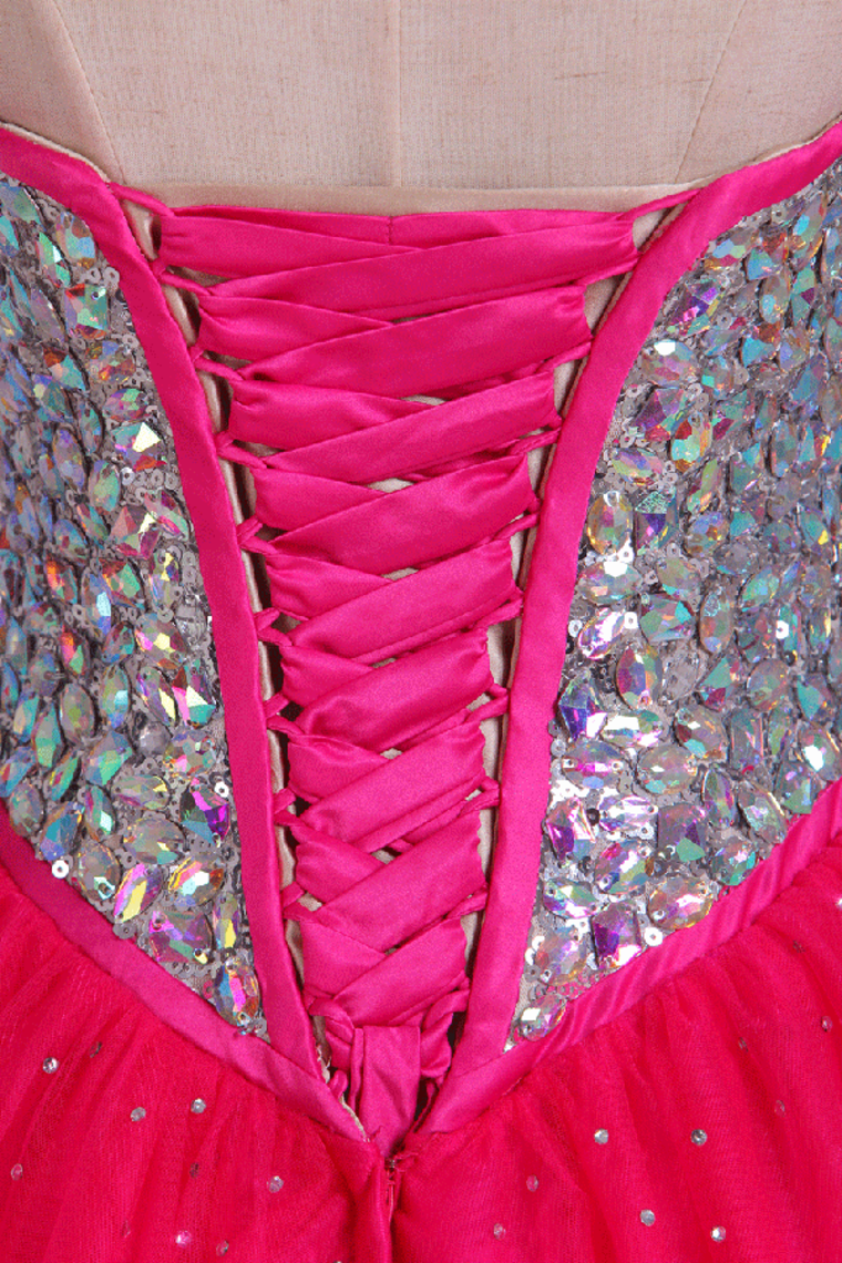2022 Quinceanera Dresses Sweetheart Ball Gown Floor-Length Beaded Bodice