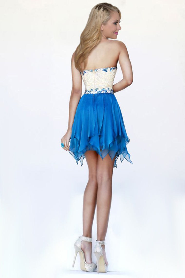 2022 Stunning Homecoming Dresses Sweetheart A Line Short/Mini With Beads New Arrival