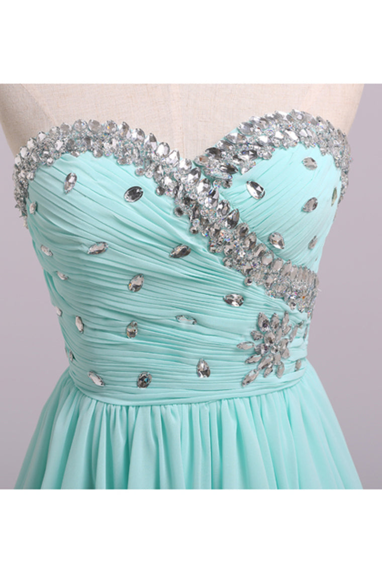 2022 Homecoming Dresses A Line Short/Mini Chiffon