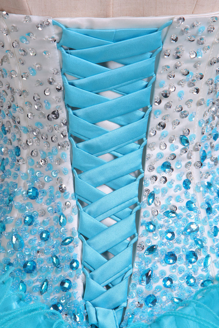 2022 Bicolor Sweetheart Quinceanera Dresses Ball Gown Floor-Length