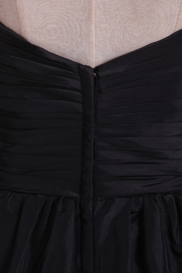 2022 Ball Gown Prom Dresses Sweetheart Sweep/Brush Taffeta Zipper Back