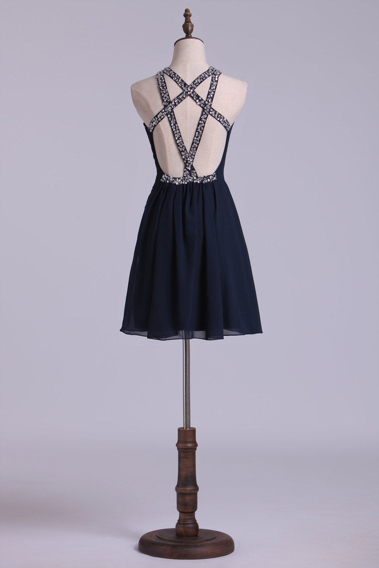 2022 Homecoming Dresses A-Line Short/Mini Chiffon