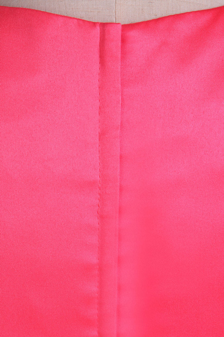 2022 Bridesmaid Dresses V Neck Ankle Length Satin