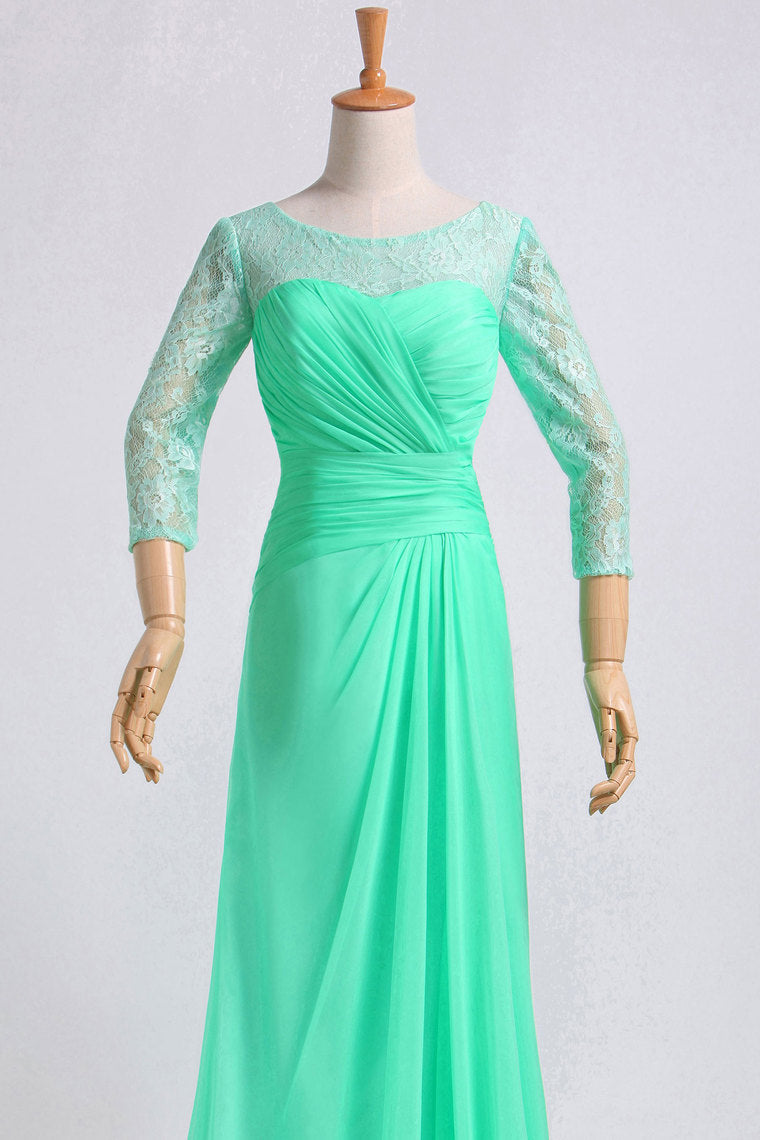 2022 Mother Of The Bride Dresses Floor Length Chiffon