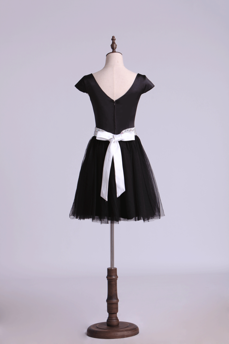 2022 Off The Shoulder Prom Dresses With Beading Short