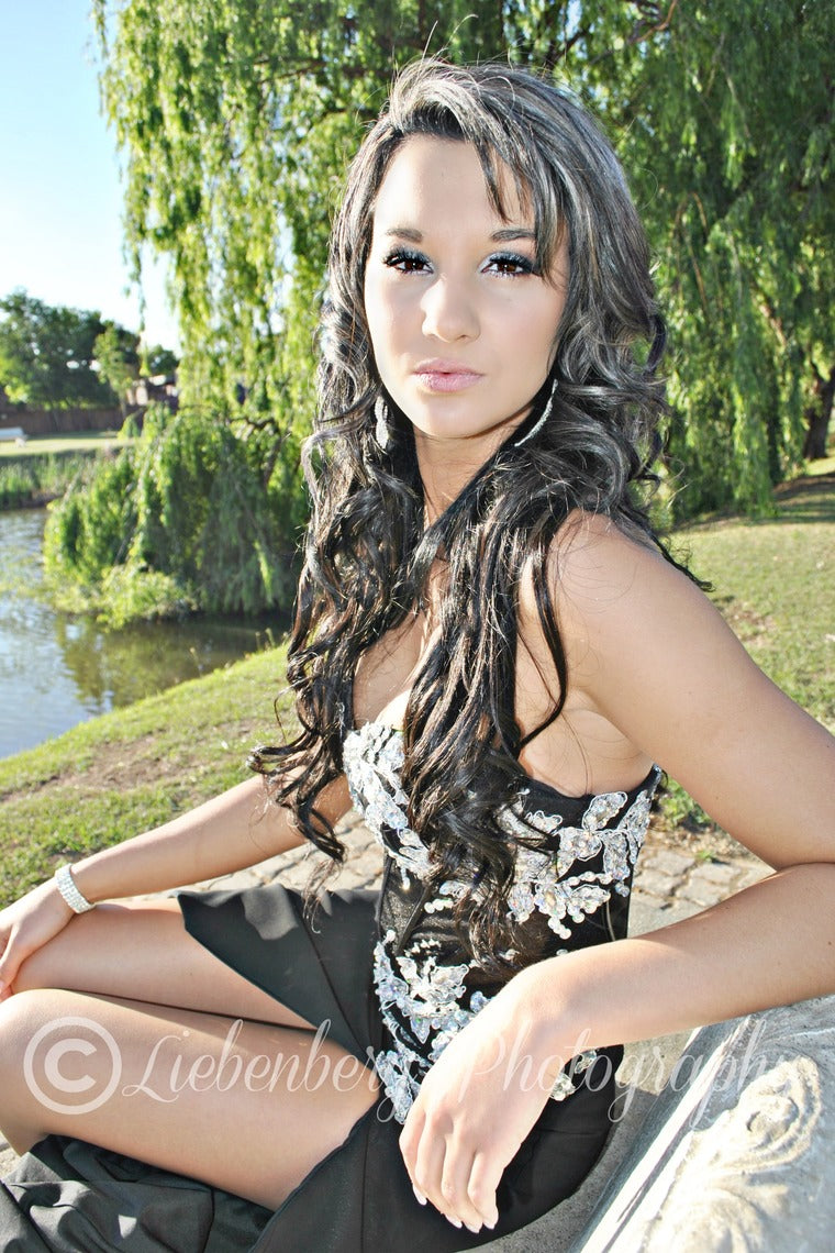 2022 Prom Dresses Mermaid/Trumpet Black Sweetheart Chiffon With Rhinestone