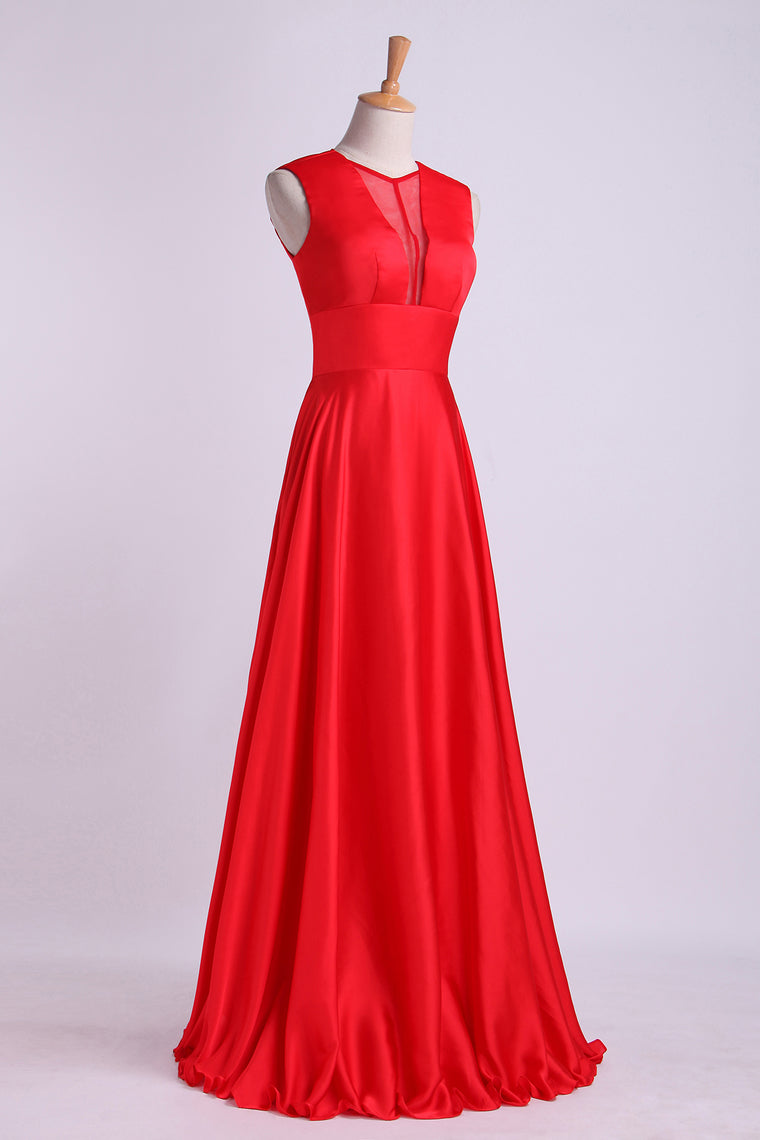 2022 Beautiful V-Neck Prom Dresses A-Line Chiffon Floor-Length