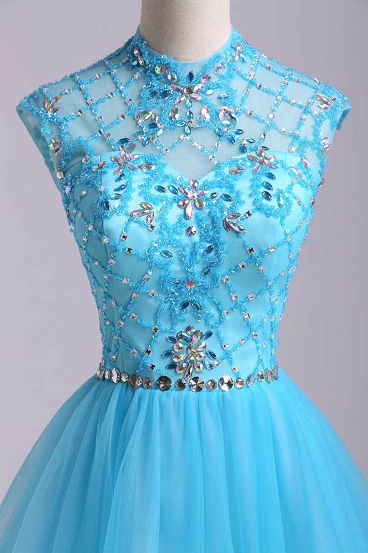 2022 Homecoming Dresses Color Blue Size 0 2 4 6 Ship Today