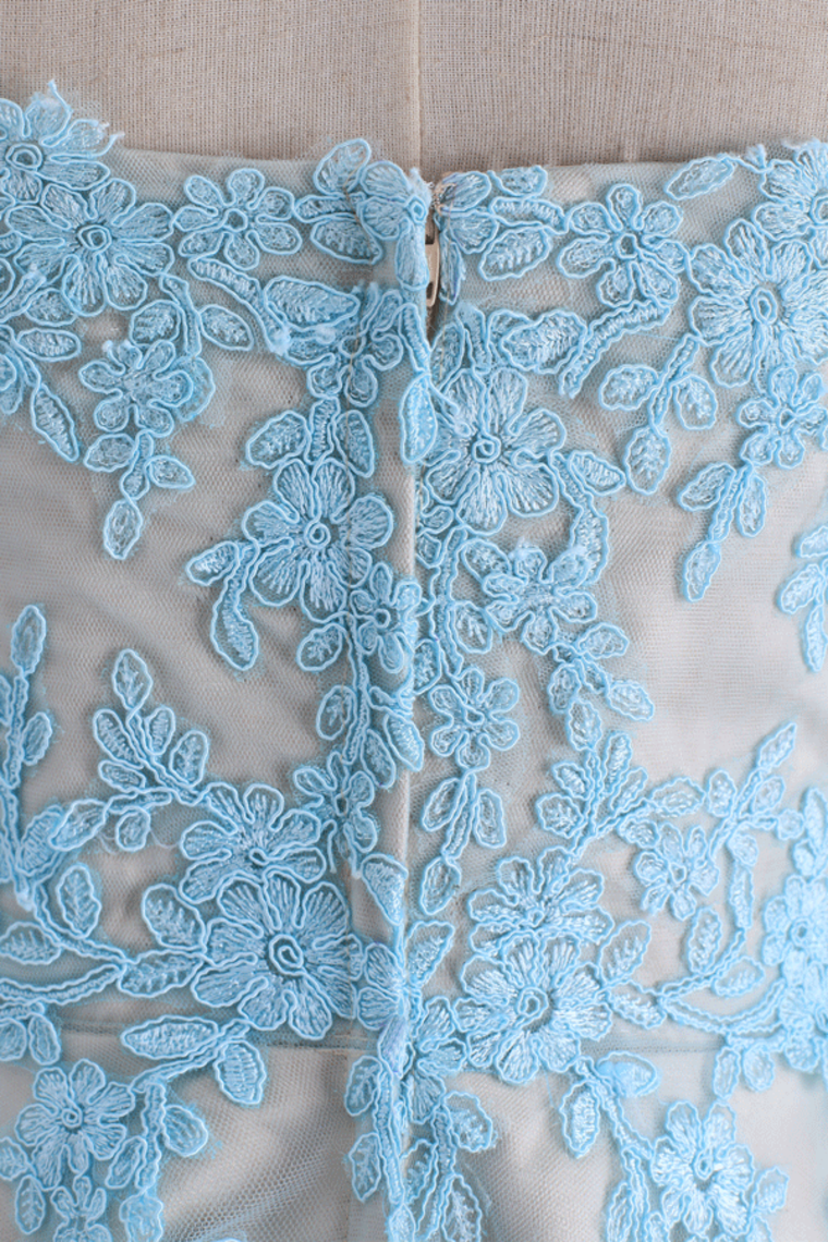 2022 Cocktail Dresses Sweetheart A-Line Tulle With Applique