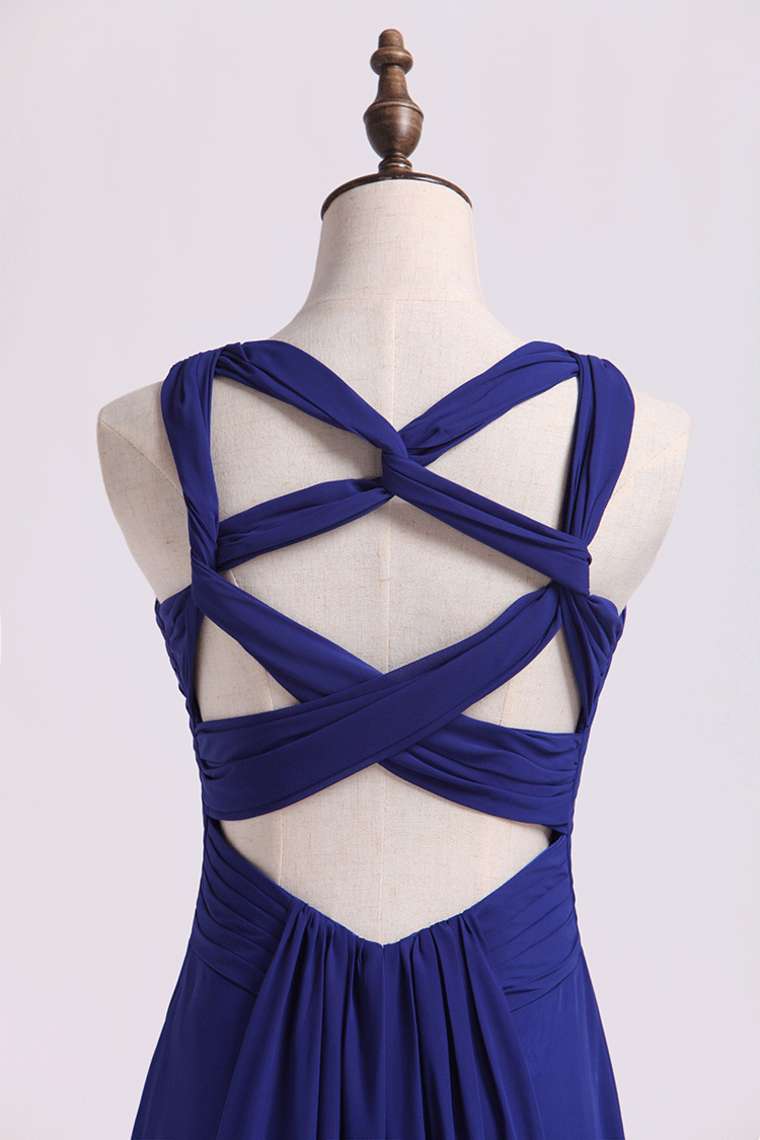 2022 Halter Prom Dresses A Line Floor Length