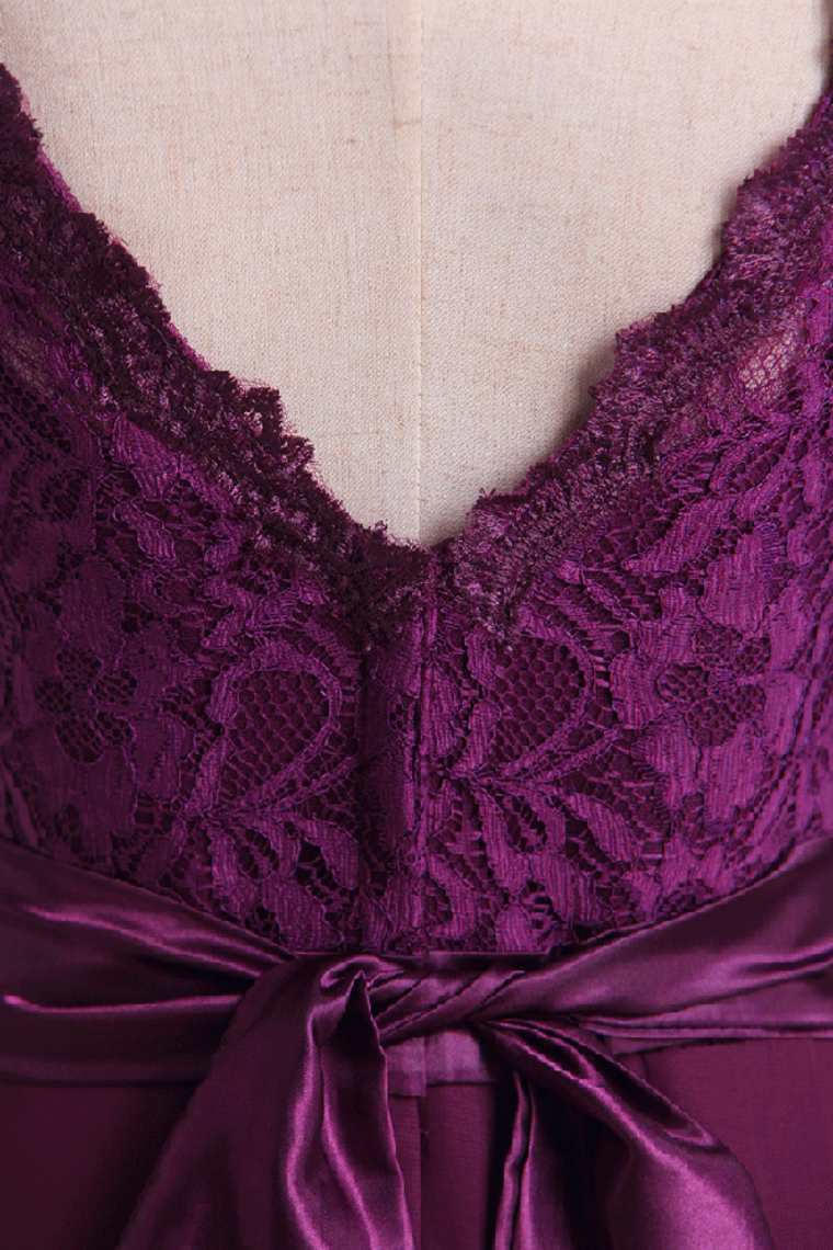 2022 Cap Sleeve Chiffon & Lace Bridesmaid Dresses A-Line Floor-Length