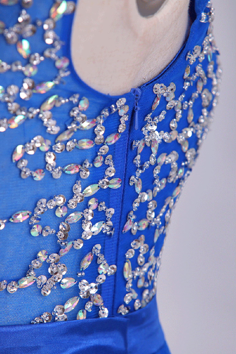 2022 Romantic Bateau A Line Mini Homecoming Dresses  Beaded Bodice Tulle