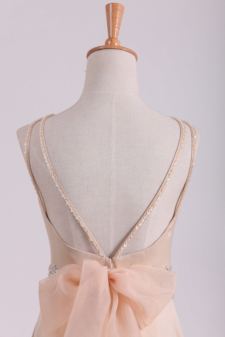 Elegant Bridal Dresses 2022 Mermaid Bateau Court Train Stretch Satin With Beading Open Back