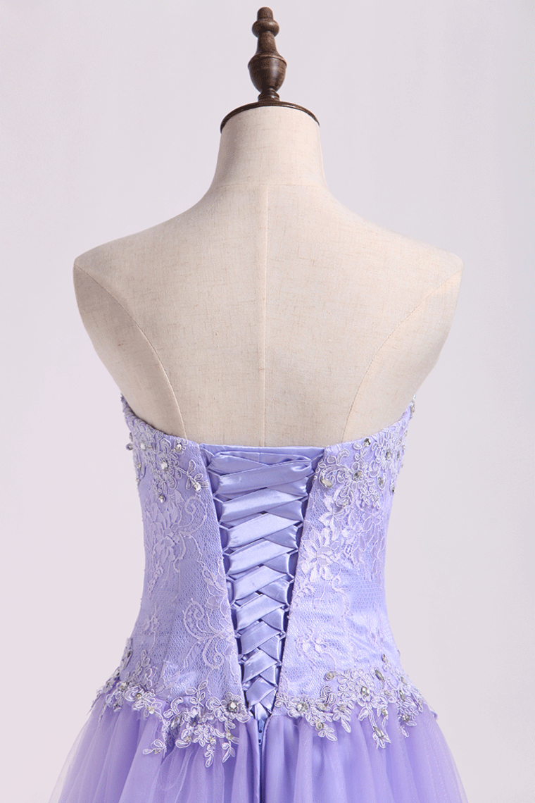 2022 Lovely Homecoming Dresses A Line Sweetheart Short/Mini