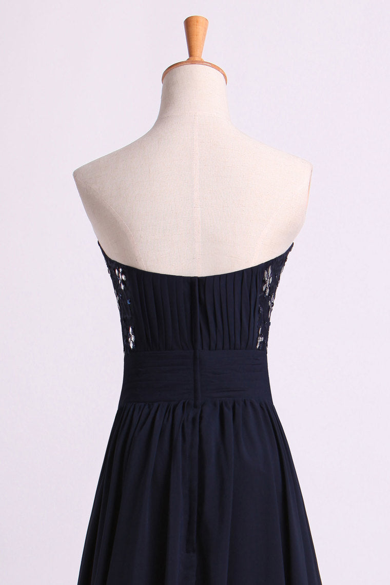 2022 Enchanted Sweetheart Prom Dresses A Line Floor Length Chiffon&Lace