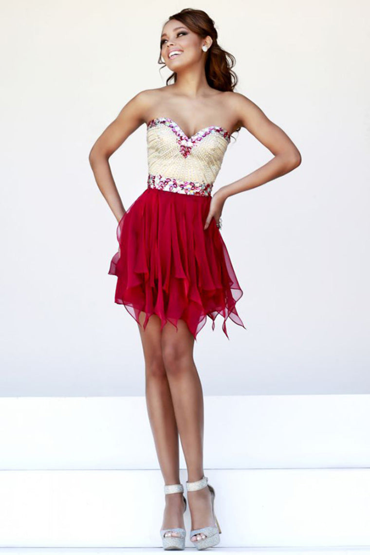 2022 Stunning Homecoming Dresses Sweetheart A Line Short/Mini With Beads New Arrival