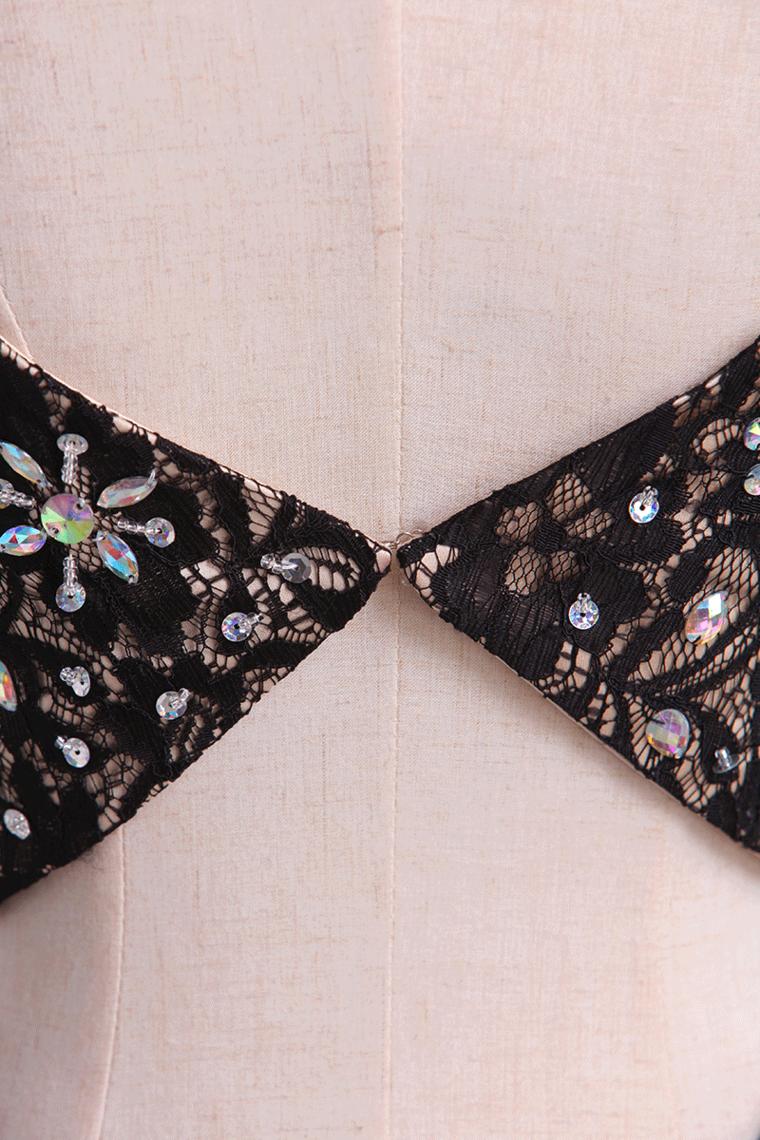 2022 Straps Tulle And Lace A Line Mini Homecoming Dress Beaded